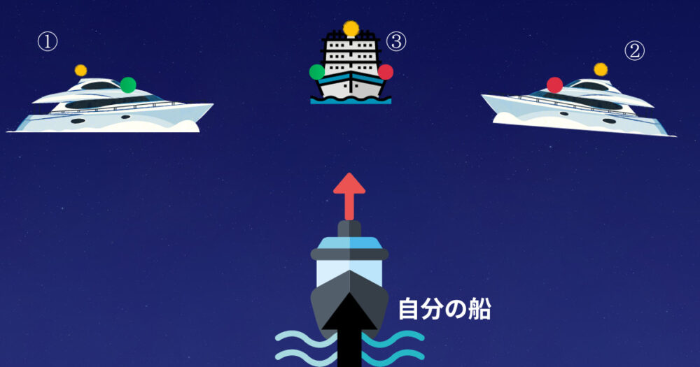 夜間航行ルール 夜間航行 夜間航行灯火 船舶灯火一覧 灯火覚え方 